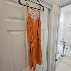 cute strappy back dress